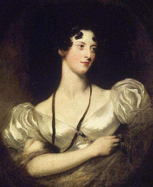 Sir Thomas Lawrence Portrait of Miss Caroline Fry Spain oil painting art